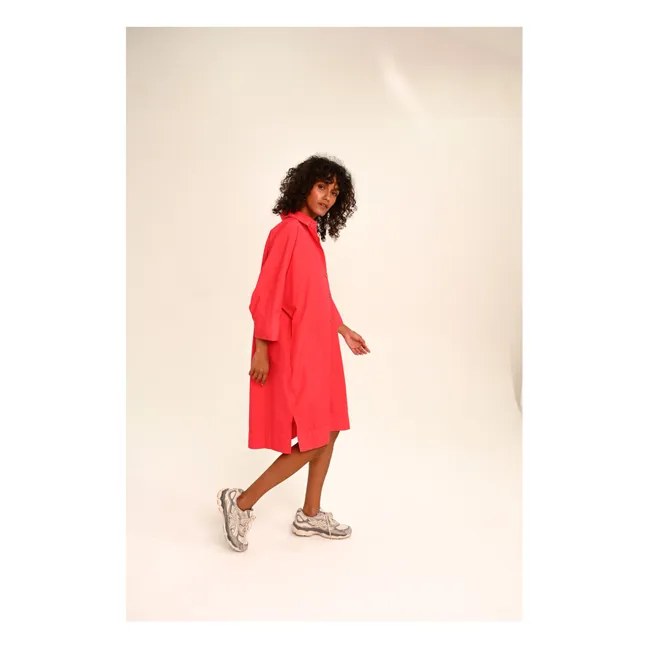 Robe Giulietta Popeline | Rouge