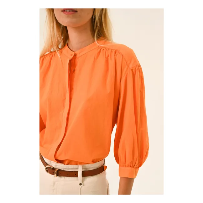 Blouse Carla Aurora Popeline | Orange