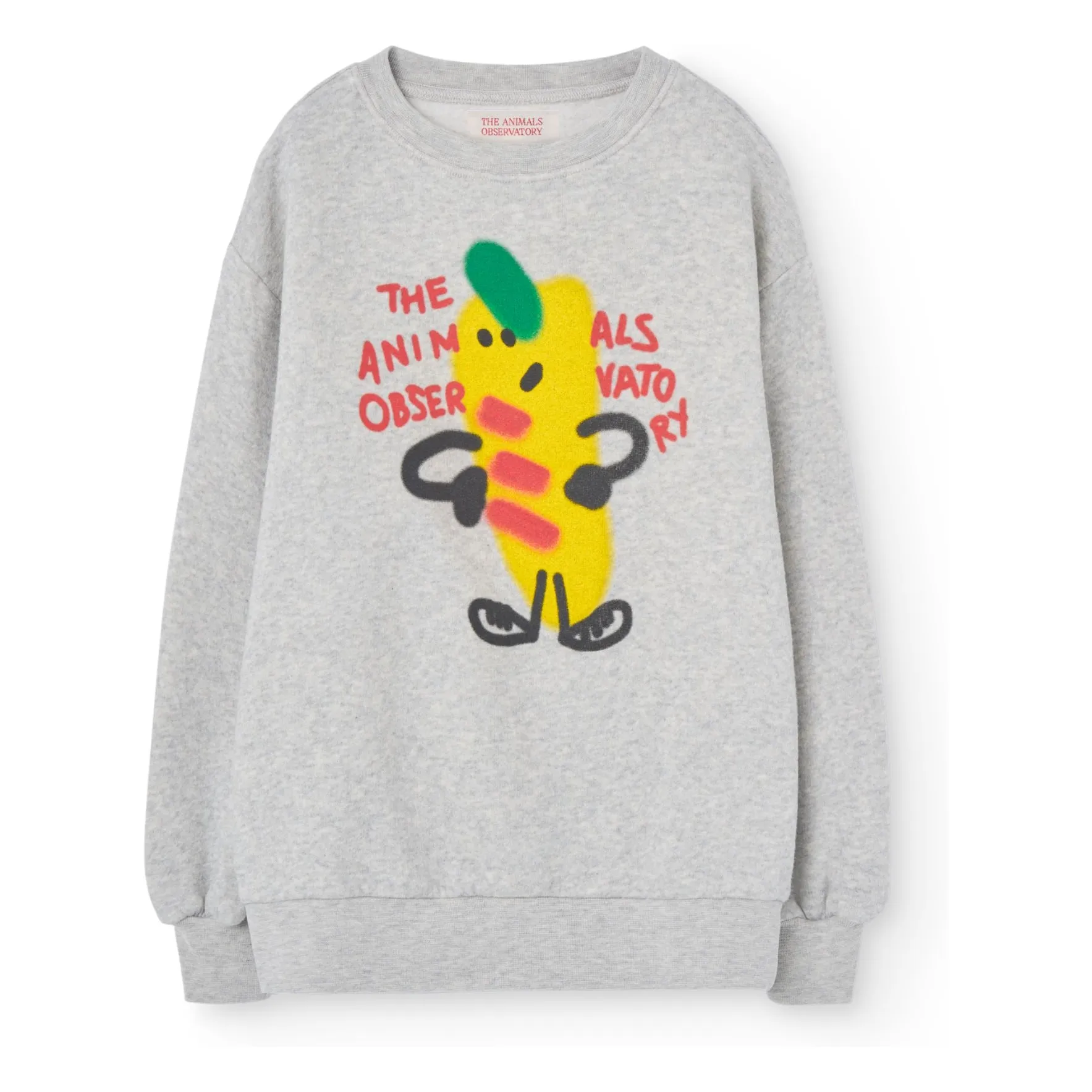 The Animals Observatory Heather Grey Sweat Bear