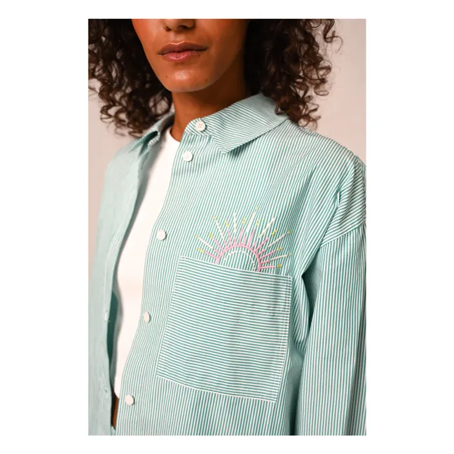 Camisa Andrea Inti Popeline | Verde