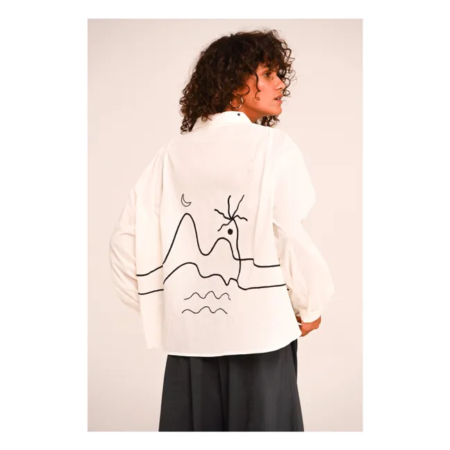 Chemise Ali Casa Voile de Coton | Noir