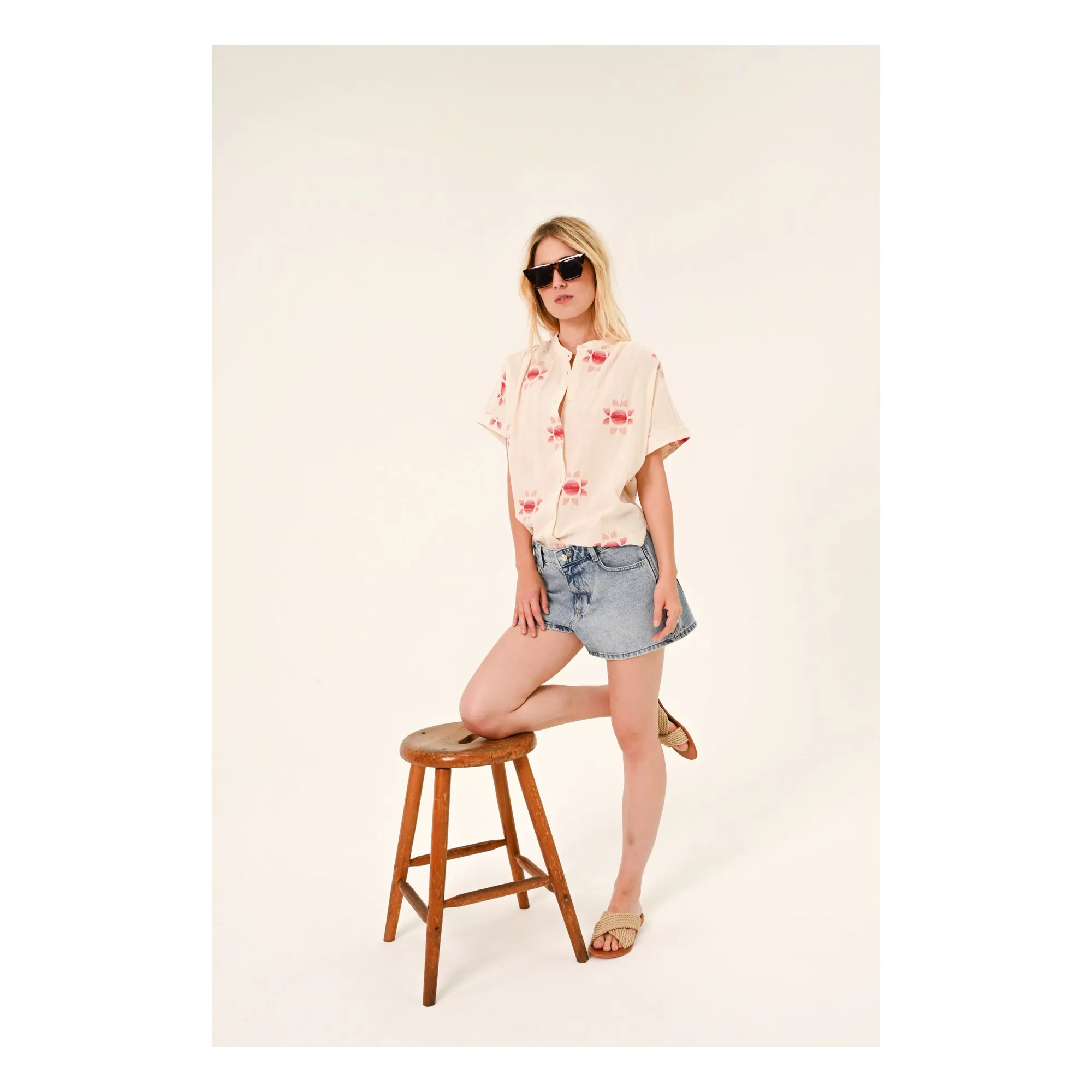 Sacrécoeur Ecru Louison Sol Blouse