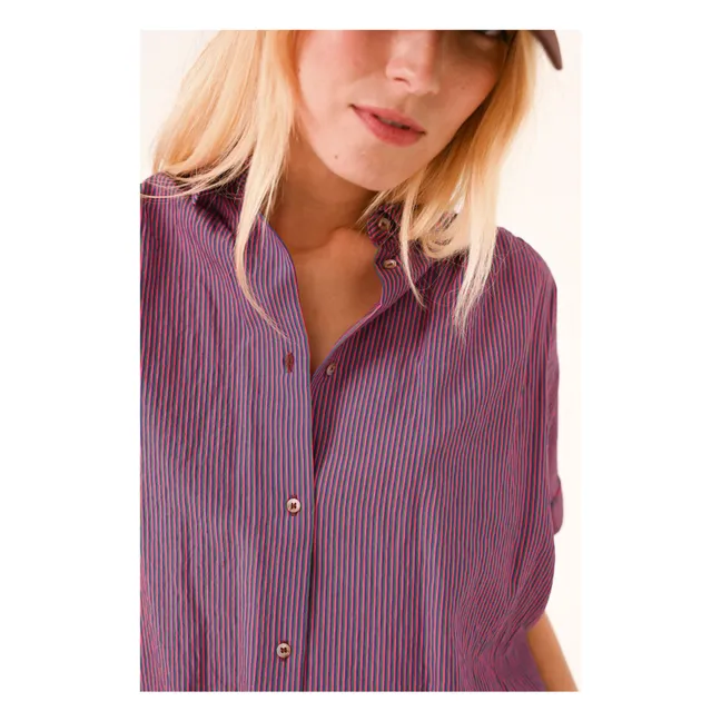 Camisa Louisa Safi | Ciruela