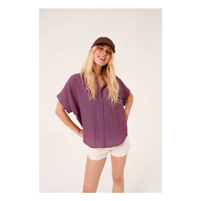 Camisa Louisa Safi | Ciruela