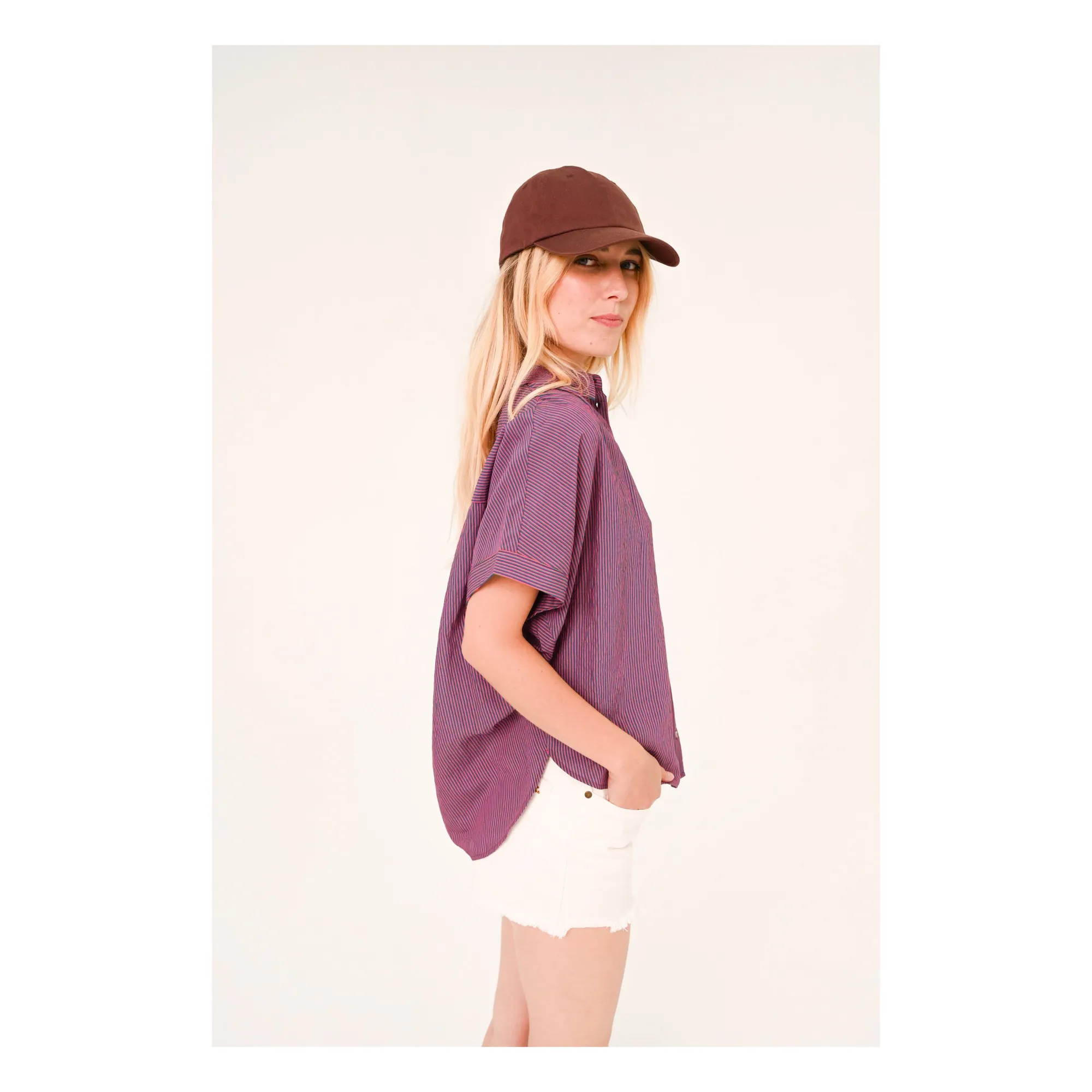 Sacrécoeur Plum Louisa Safi Shirt