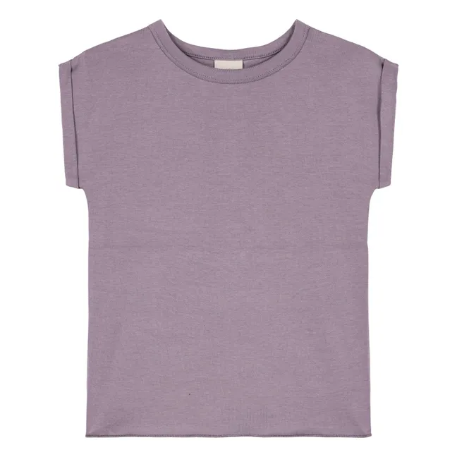 T-shirt Bama Coton Bio | 	Lilas