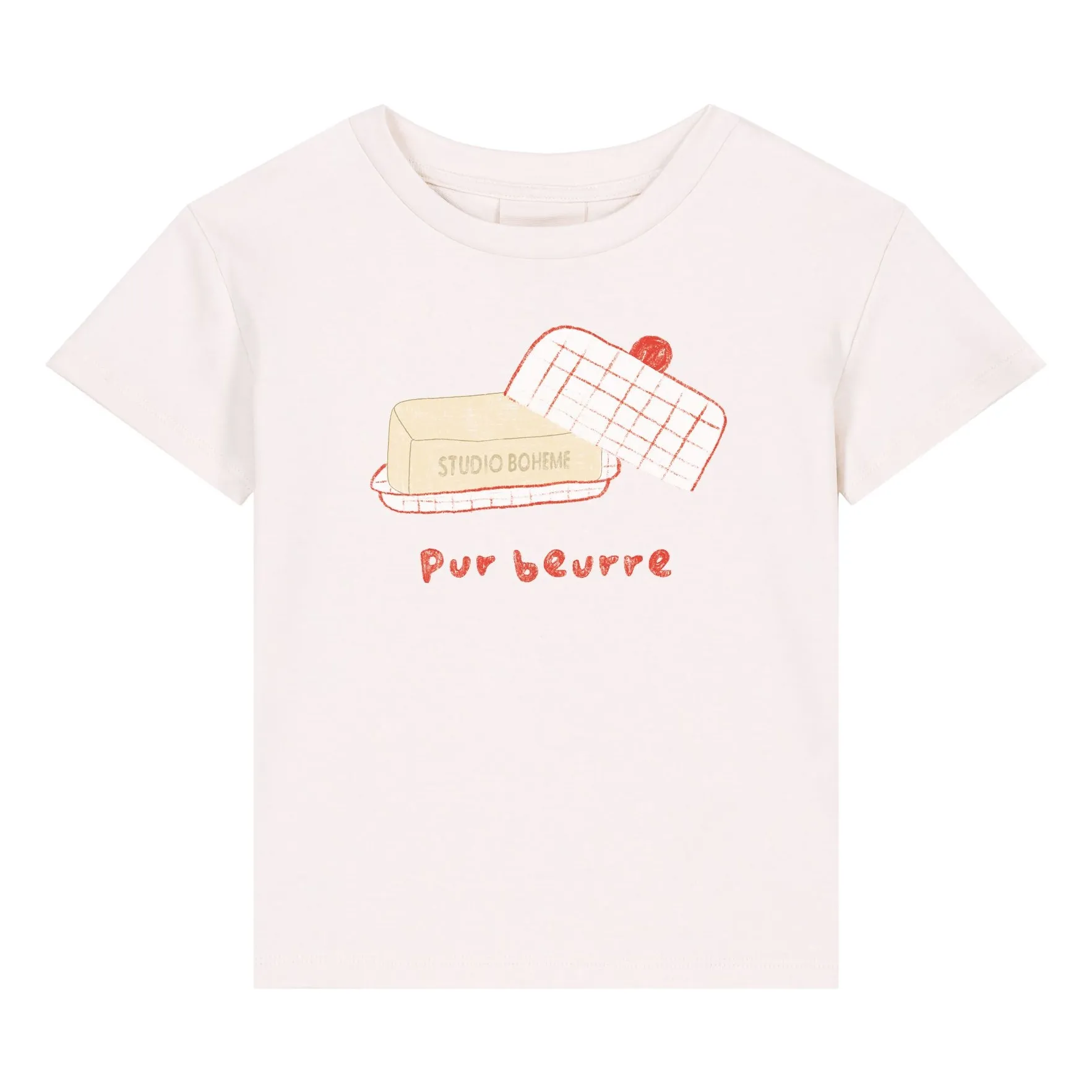 T-shirt Essential Beurrier Coton Bio | Ecru- Image produit n°0