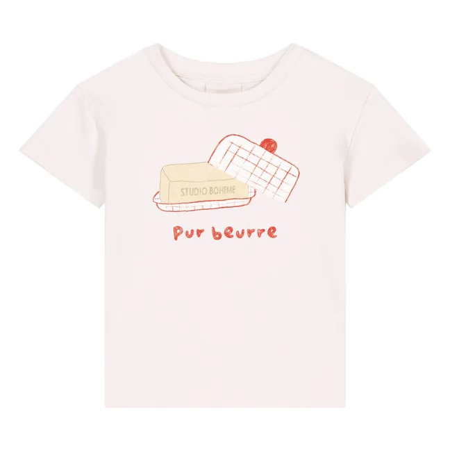 T-shirt Essential Beurrier Coton Bio | Ecru
