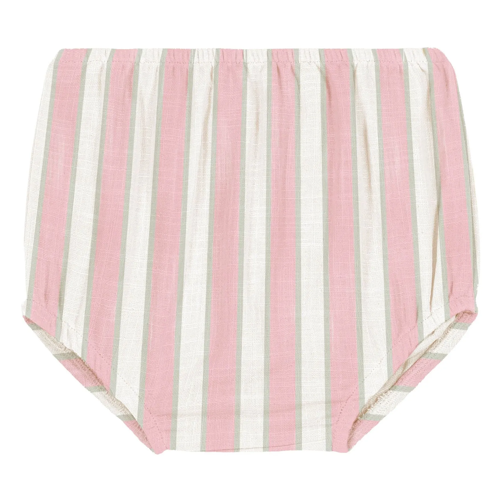 Studio Bohème Pink Ami Striped Organic Cotton Bloomer