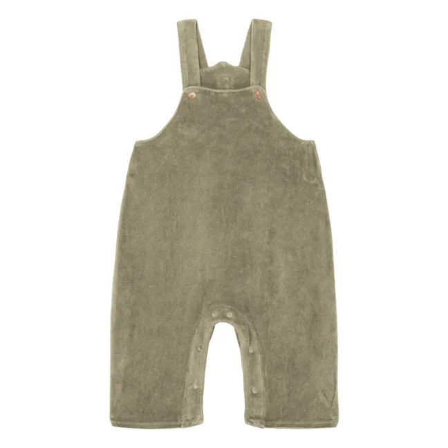 Salopette Homer Eponge Coton Bio | Khaki