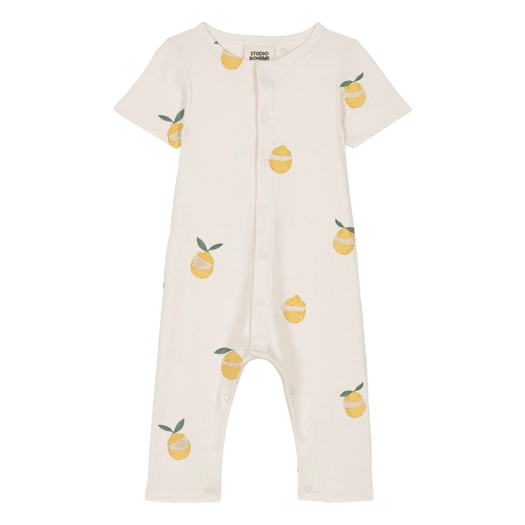 Studio Bohème Ecru Leo Lemons Organic Cotton Jumpsuit