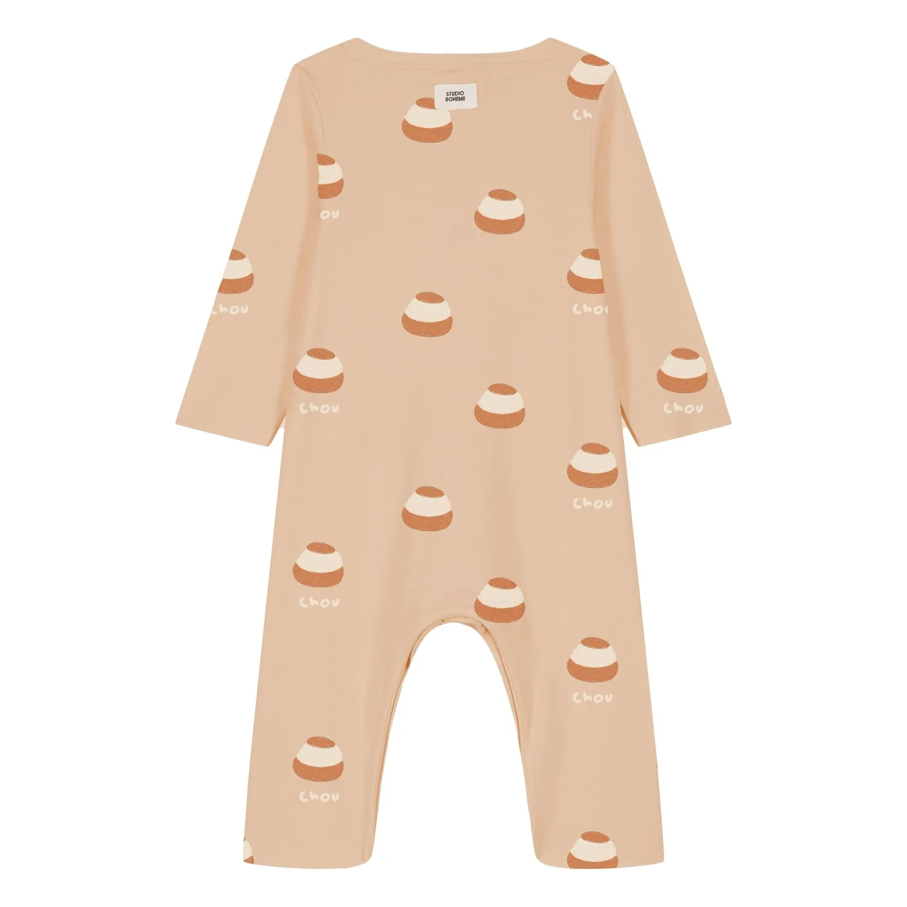 Combinaison Ben Choux Coton Bio | Beige- Image produit n°3
