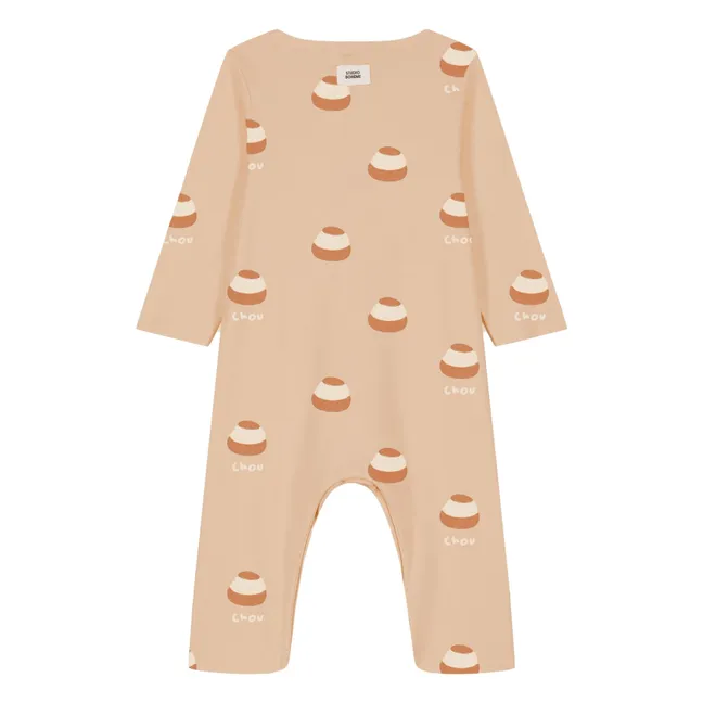 Ben Choux Organic Cotton Jumpsuit | Caramel