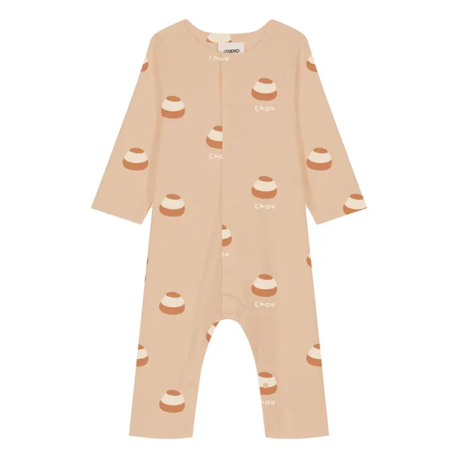 Ben Choux Organic Cotton Jumpsuit | Caramel