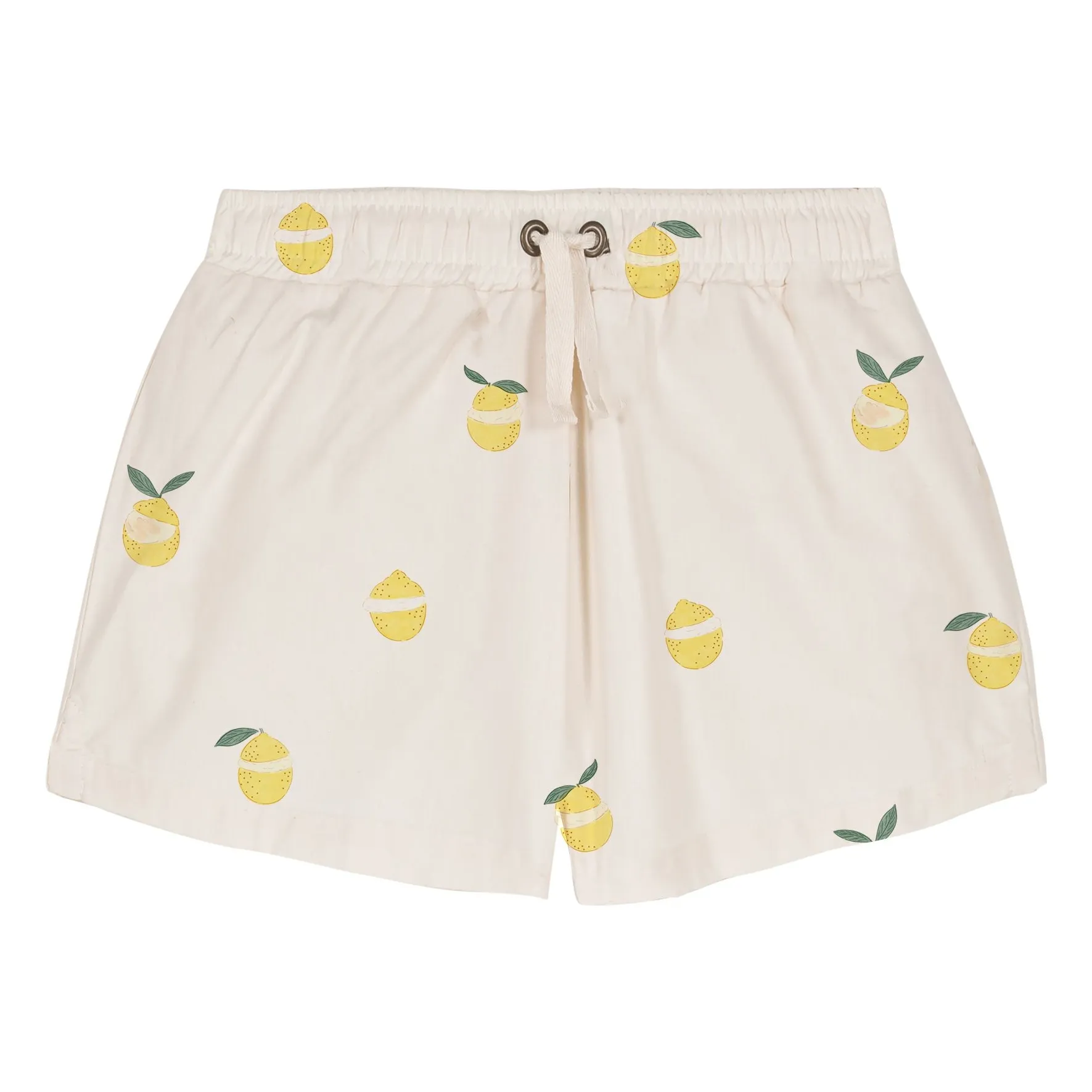 Studio Bohème Ecru Chico Organic Cotton Swim Shorts