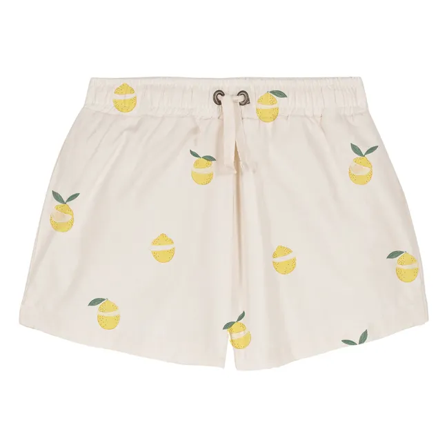 Short de Bain Chico Coton Bio | Ecru
