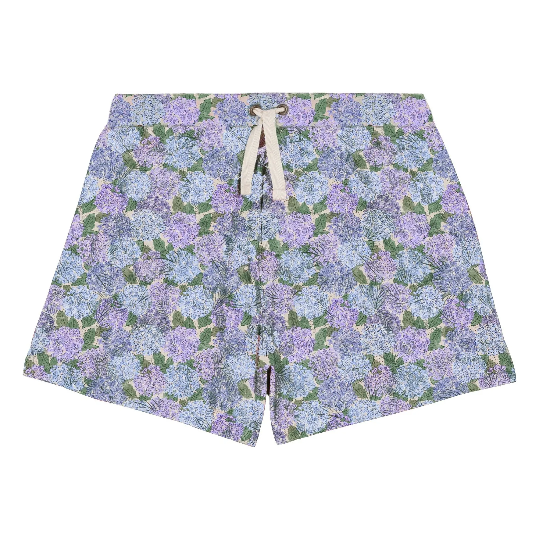 Studio Bohème Lilac Chico Fleurs Organic Cotton Swim Shorts