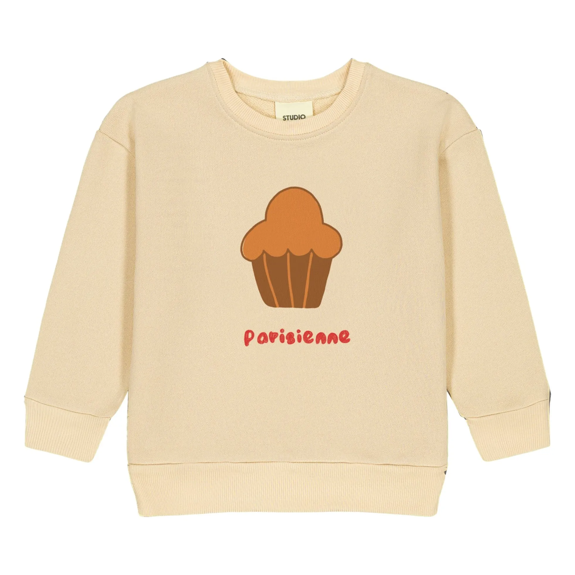 Studio Bohème Unisex Pale Yellow Bart Brioche Organic Cotton Sweatshirt