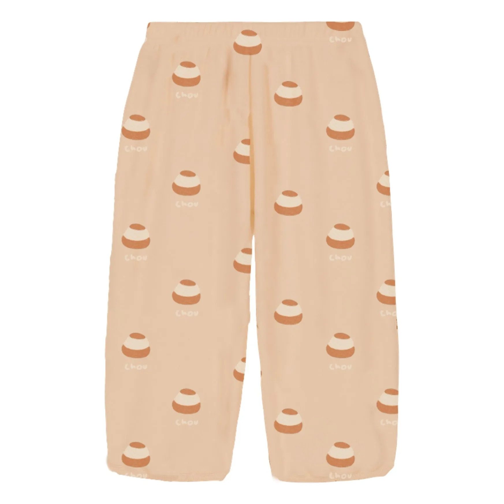Studio Bohème Beige Porgy Choux Organic Cotton Fleece Pants