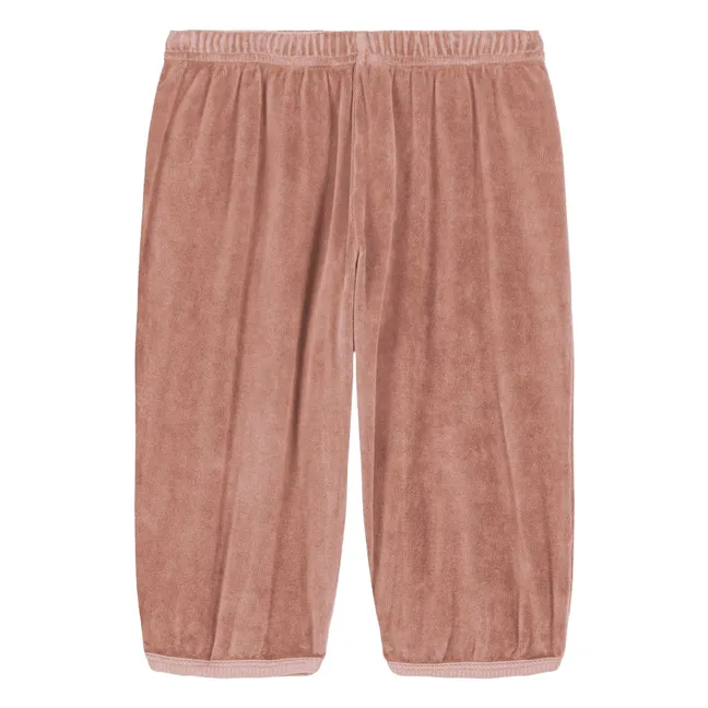 Pantalon Porgy Eponge Coton Bio | Vieux Rose