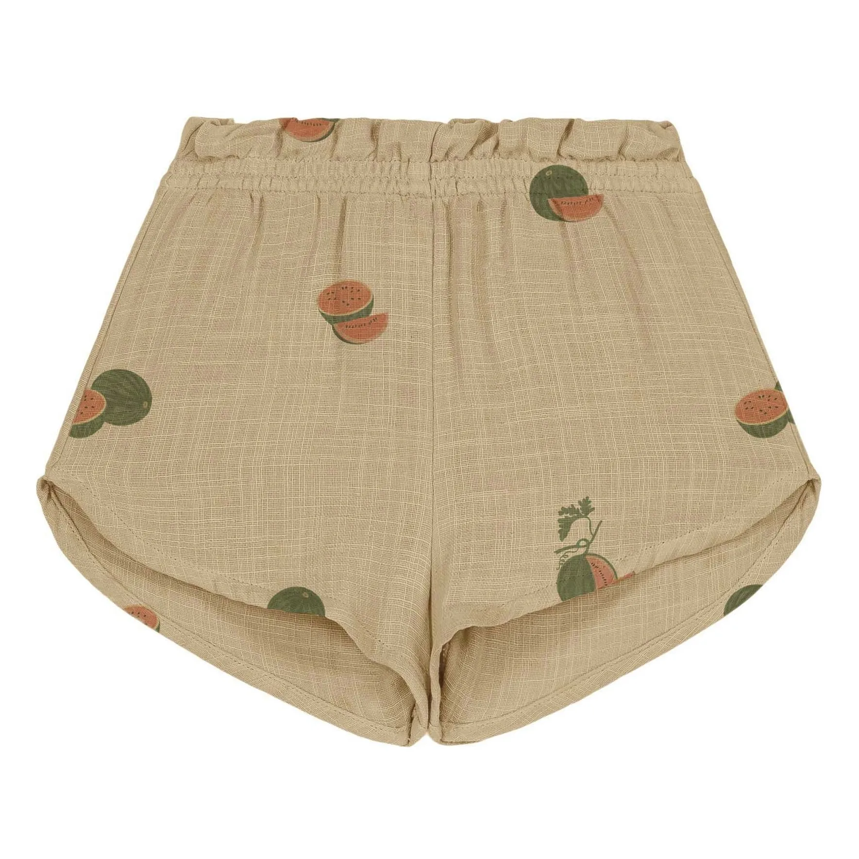 Studio Bohème Sage Georgette Shorts Watermelon Organic Cotton Gauze