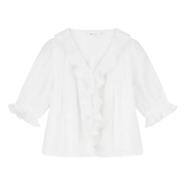Clea Cotton blouse | White