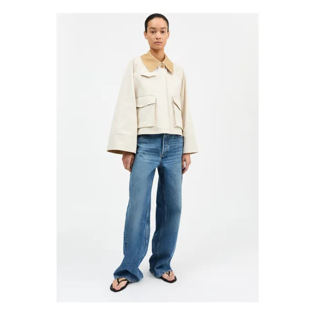 Gaby Summer Cotton Jacket | Cream