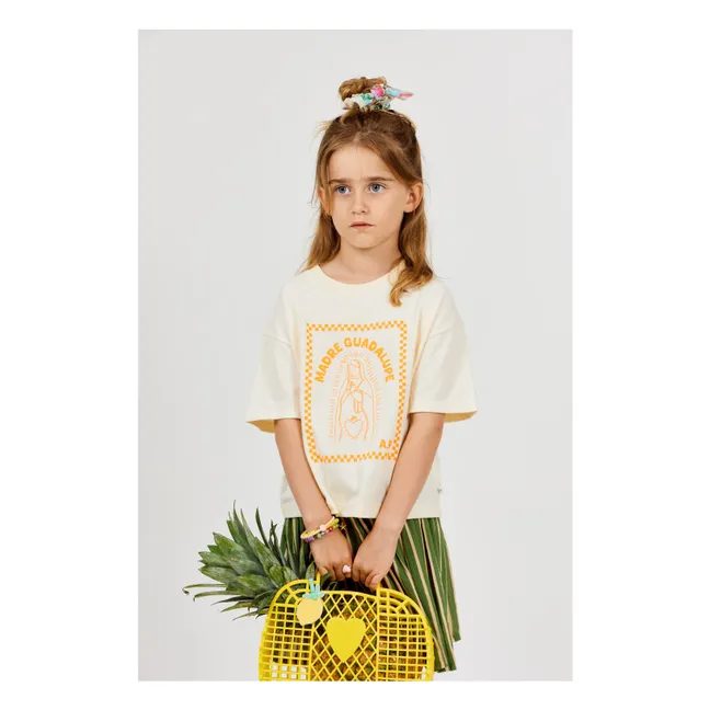 T-shirt Madre Guadalupe Coton Bio | Ecru