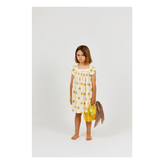 Soleils Seersucker dress | Ecru