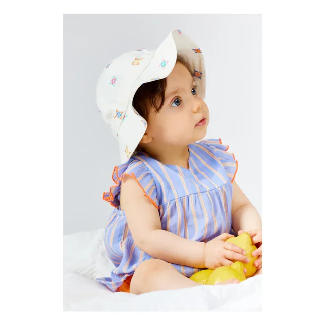 Chapeau Nœud Lin | Ecru