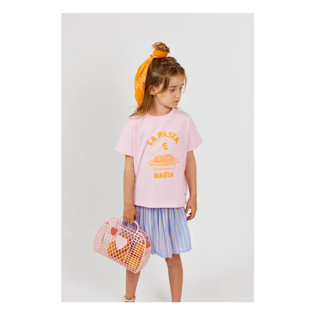 T-shirt La Pasta E Basta Coton Bio | Rose pâle