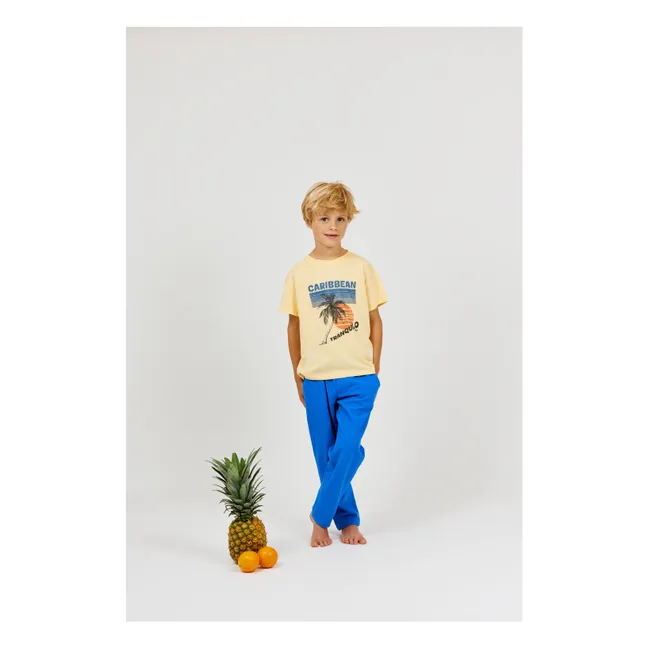 T-shirt Caribbean Coton Bio | Jaune