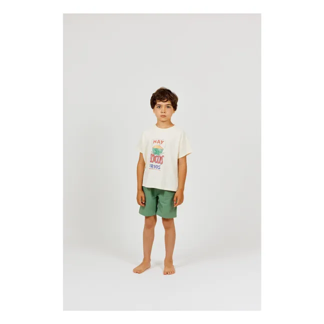 T-shirt Hay Cocos Frios Coton Bio | Ecru