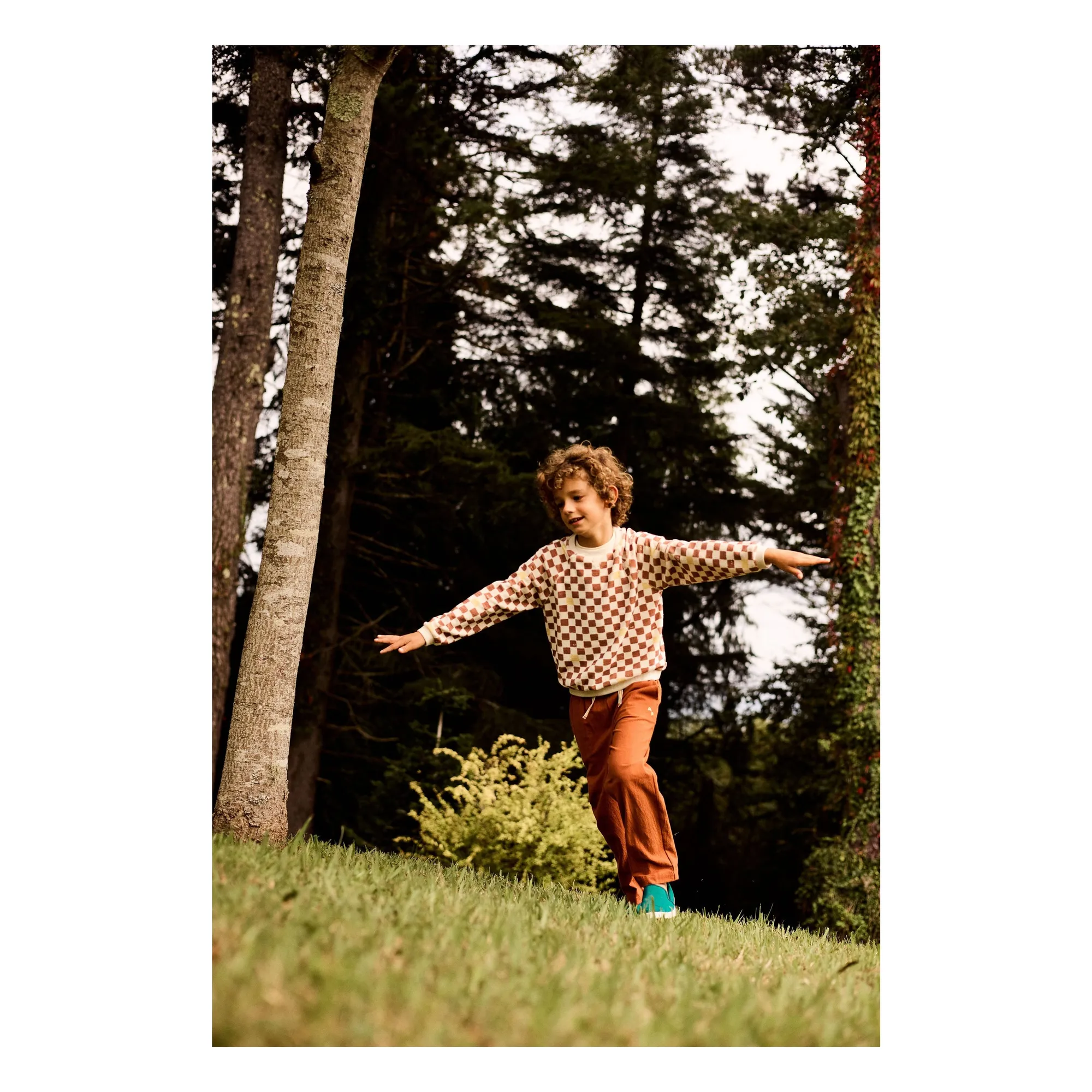 Arsène Et Les Pipelettes Brown Plain Pants