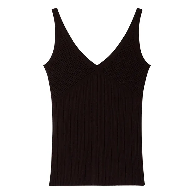 Attita cotton tank top | Coffee