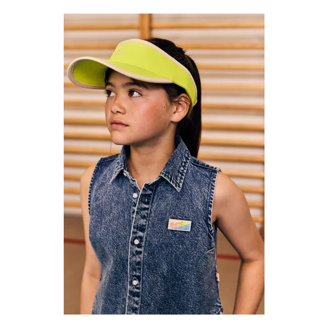 Jacky Sleeveless Denim Shirt | Blue