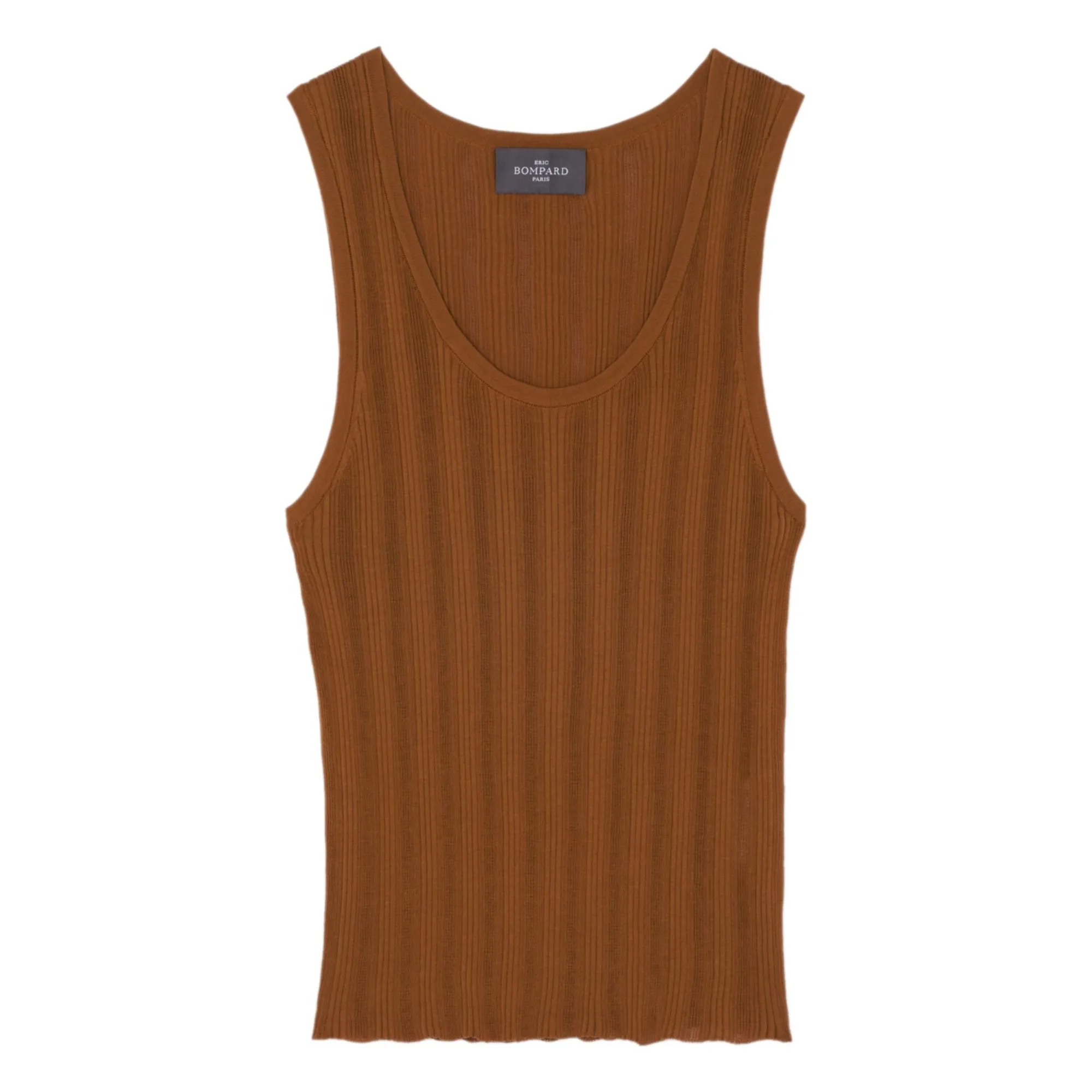 Bompard Women's Coffee Cotton Tank Top