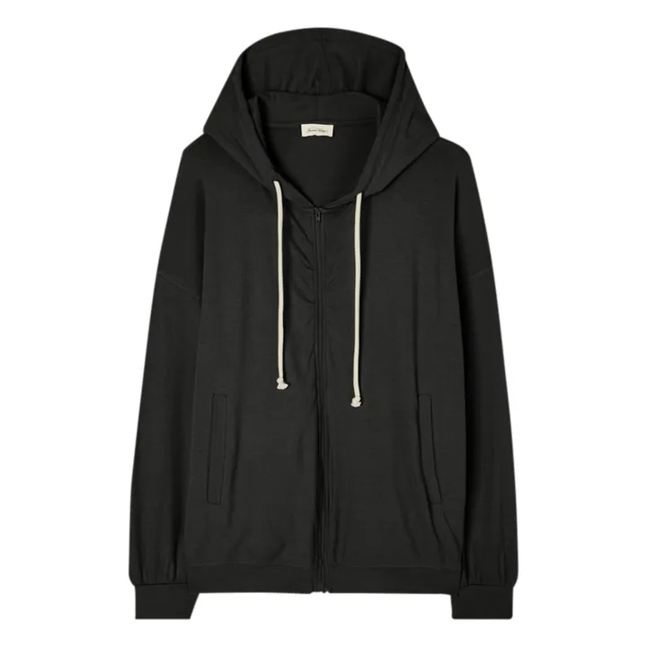 Sweat Zippé Ypawood | Carbone- Image produit n°0
