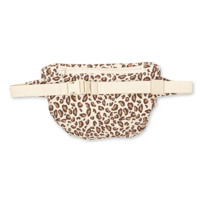 Bolso Banana Leopardo Lentejuelas | Marrón