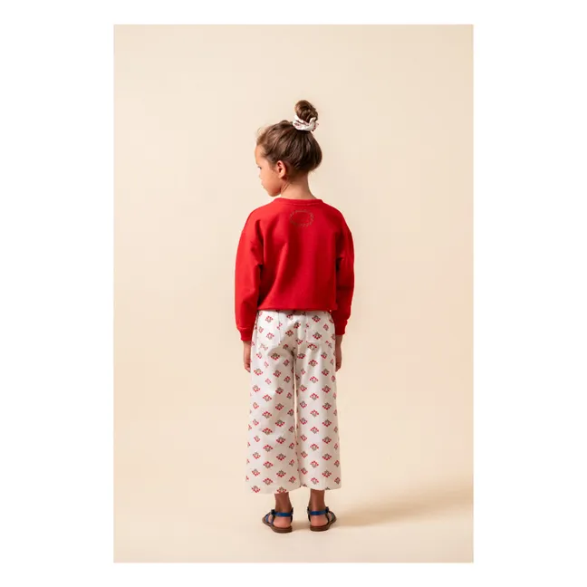 Sweat Chili Birinit Coton Bio | Rouge