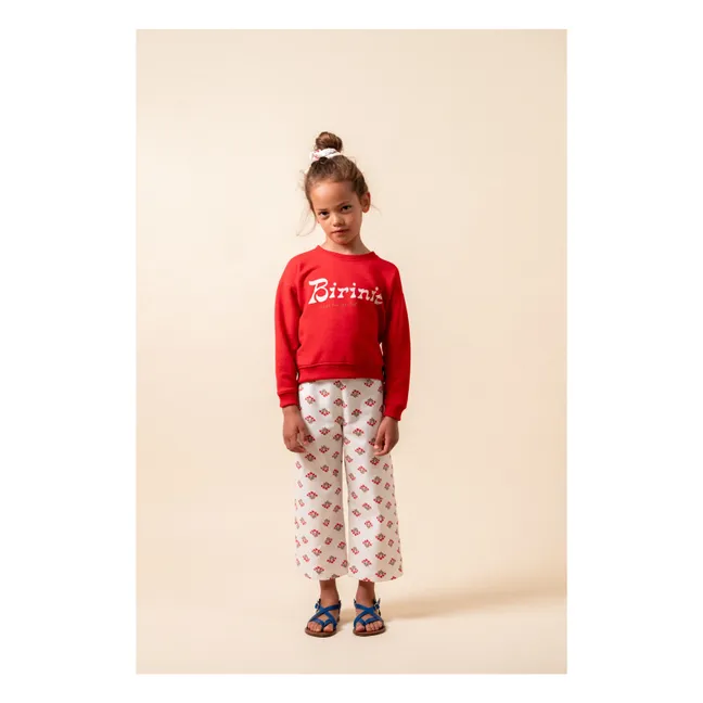 Sweat Chili Birinit Coton Bio | Rouge
