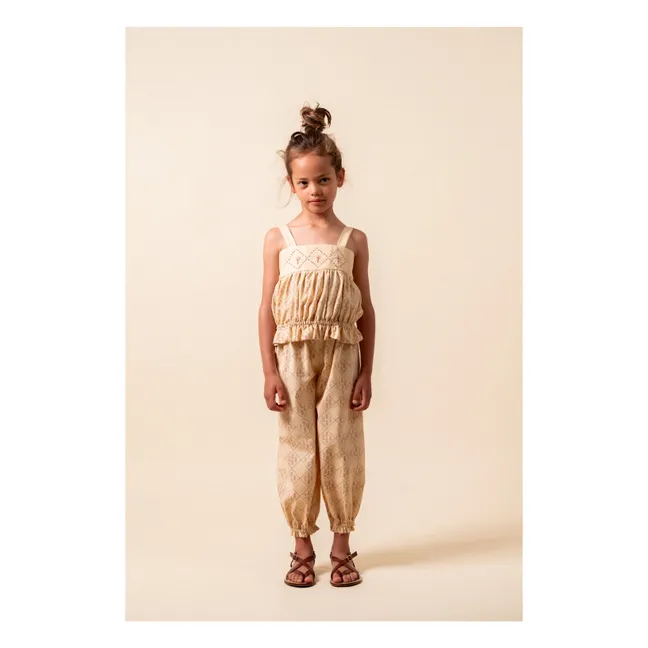 Baggy Pants Castelflorite Organic Cotton | Honey