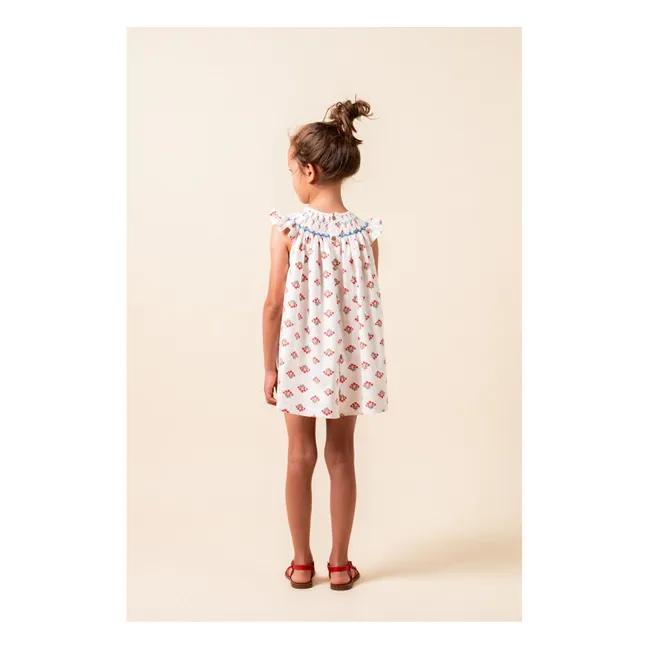 Abito smocked in cotone biologico Monzón | Bianco