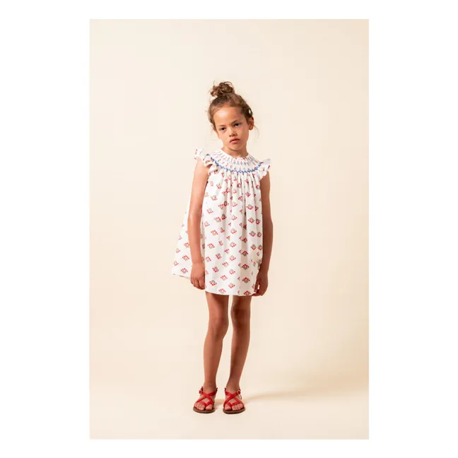 Abito smocked in cotone biologico Monzón | Bianco