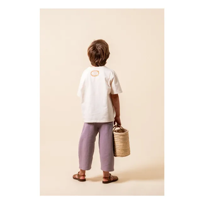 La Siesta organic cotton T-shirt | Ivory
