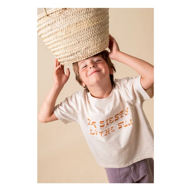 La Siesta organic cotton T-shirt | Ivory