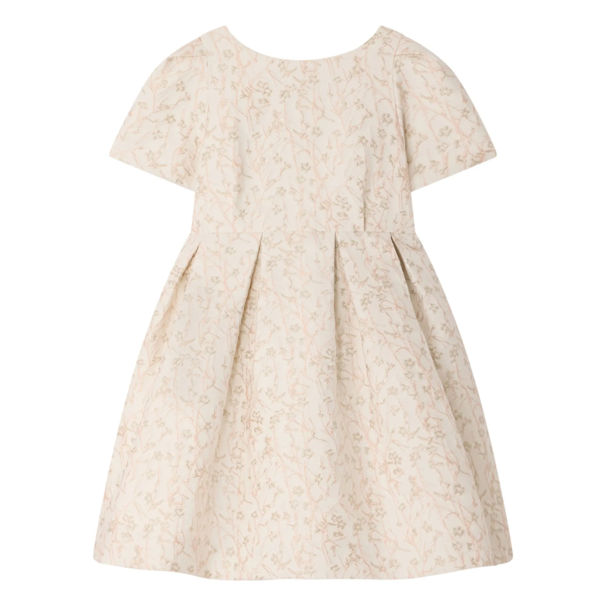 Bonpoint Girls Ecru Lilibet Fleurie Embroidered Dress