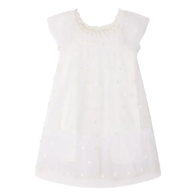 Lisabeth Vestido de tul | Blanco