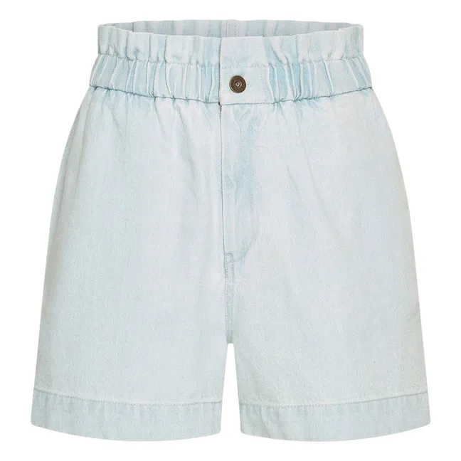 Leon Cotton shorts | Denim blue
