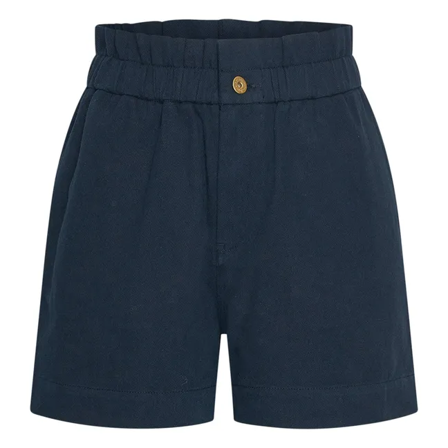Short Leon Coton | Bleu marine
